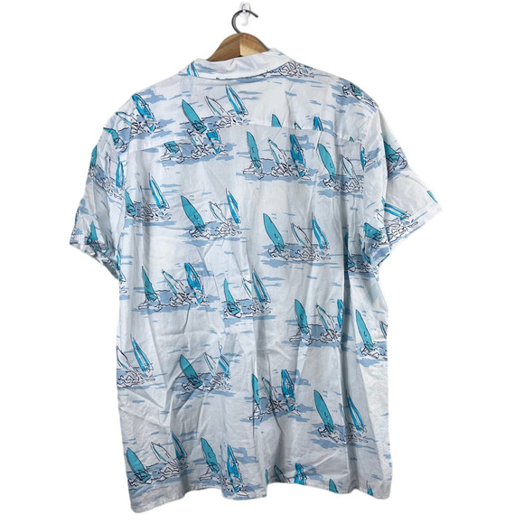 Men's Sailing American Eagle Button Up Shirt XXXL - Picture 3 of 6